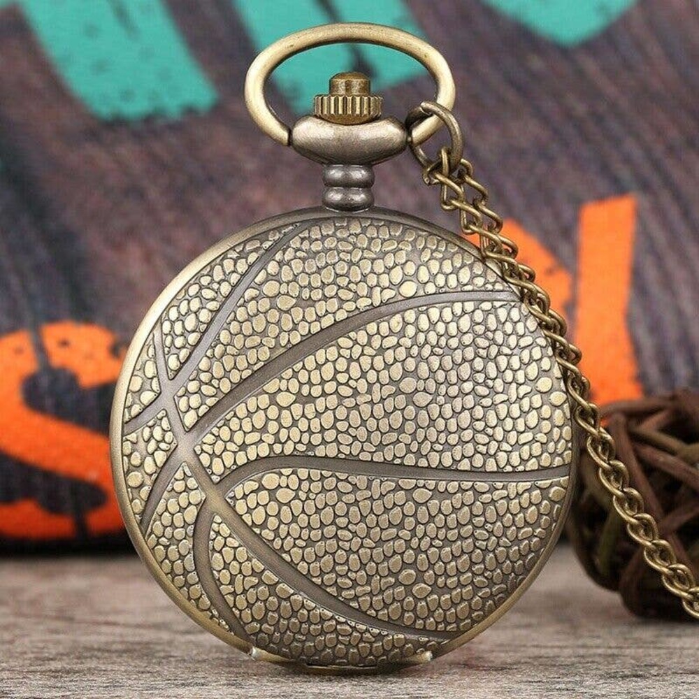 Basketball Pocket Watch NEW Sports Gift Bball Player MVP Award Prize